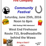 West End Volunteer Fire Company's Community Festival