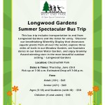 Longwood Gardens Summer Spectacular Bus Trip