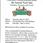 The Chestnuthill Township Historical Society 5th Annual Yard Sale Fundraiser