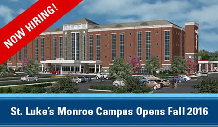 St. Luke’s Monroe Campus Job Fair June 18