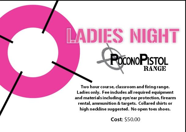 Ladies Night at Pocono Pistol Range