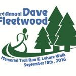 Third Annual Dave Fleetwood Memorial Trail Run/Walk at the West End Regional Park, September 18th