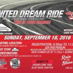 Dream Come True's 2016 United Dream Ride September 18th 2016