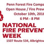 Penn Forest Township Volunteer Fire Company #2 Open House / Fire Prevention Oct 10th 2016