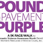 Women's Resources 4th Annual 'Pound The Pavement Purple 5k' for Domestic Violence Awareness Month Oct 23rd, 2016