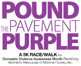 Women's Resources 4th Annual 'Pound The Pavement Purple 5k' for Domestic Violence Awareness Month Oct 23rd, 2016