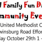 Effort UMC Fall Family Fun Day Community Event October 29th 1:00 pm to 4:00 pm