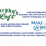 Murphy's Loft Craft and Holiday Sale Nov 13th, 2016 8:00 am to 4:00 pm