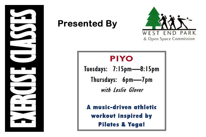 WEPOSC offers Fitness Classes designed for YOU! PiYO on Tuesday Mornings