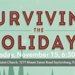 Surviving The Holidays Support Group Nov 15th, 2016 6:30 pm to 8:30 pm