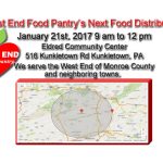 The West End Food Pantry Distribution at the Eldred Township Community Center Jan 21st 2017