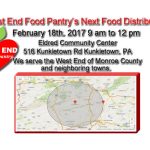 The West End Food Pantry Distribution at the Eldred Township Community Center Feb 18th 2017