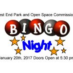 West End Park and Open Space Commission's BINGO Night in the Park Jan 20th, 2017