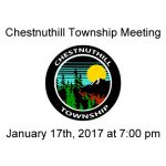 Chestnuthill Township Meeting January 17th at 7:00 pm in Brodheadsville