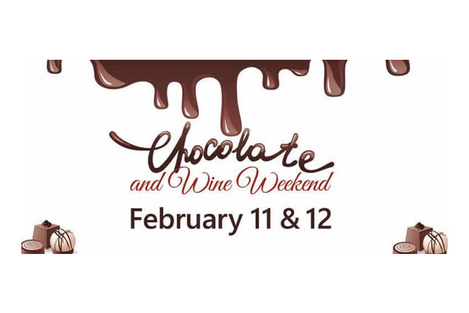 Chocolate and Wine Weekend February 11th and February 12th on the Pocono Wine Trail