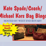 Designer Basket Bingo Jan 29th 1 pm Hosted by the West End Rotary