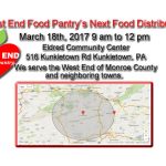 The West End Food Pantry Distribution at the Eldred Township Community Center March 18th 2017