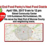 The West End Food Pantry Distribution at the Eldred Township Community Center April 15th 2017