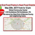 The West End Food Pantry Distribution at the Eldred Township Community Center May 20th 2017