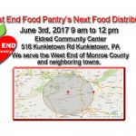 The West End Food Pantry Distribution at the Eldred Township Community Center June 3rd 2017