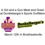 Meet and Greet with A Girl and a Gun March 12th 10:00 am to 4:00 pm Brodheadsville