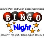 West End Park and Open Space Commission's BINGO Night in the Park Feb 17th, 2017