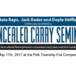 Concealed Carry Seminar Scheduled for May 17, 2017