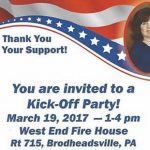 Postponed until March 26th - Kick-Off Party to Elect Debby York for Magisterial District Judge March 19th, 2017 1:00 pm to 4:00 pm