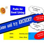 The West End Park and Open Space Commission is having an Intro to Archery Program June 3rd, 2017 10 am to Noon