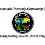 Kickoff Meeting for this year's Chestnuthill Township Community Day June 5th, 2017 at 6:00 pm