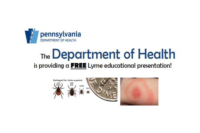 FREE Lyme Educational Presentation June 26th, 2017 4:00 pm to 6:00 pm