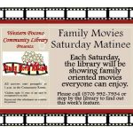 Western Pocono Community Library Presents Family Movie Matinee Saturdays