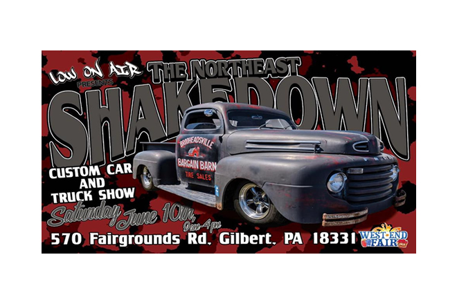 Northeast Shakedown presented by Low On Air June 10th, 2017 9 am to 4 pm Gilbert Pa