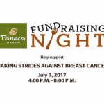 American Cancer Society Fundraiser at Panera Bread July 3rd, 2017 4:00 pm to 6:00 pm Stroudsburg