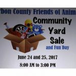 Community Yard Sale and Fun Day Hosted by Carbon County Friends of Animals June 24th and 25th, 2017