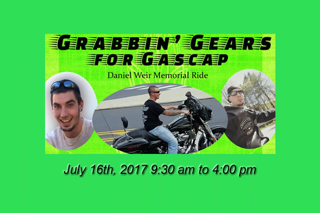 Grabbin' Gears for Gascap July 16th, 2017 9:30 am to 4:00 pm