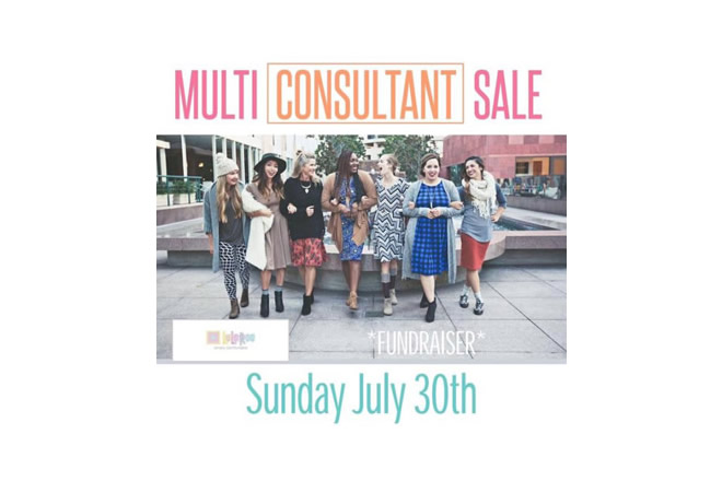 Multi LuLaRoe Consultant Sale Fundraiser July 30th, 2017 12:00 pm to 4:00 pm