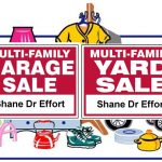 Multi Family Garage/Yard Sale July 8th and 9th, 2017 on Shane Drive Effort