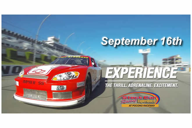 Stock Car Racing Experience - September 16th, 2017 9 am to 3 pm